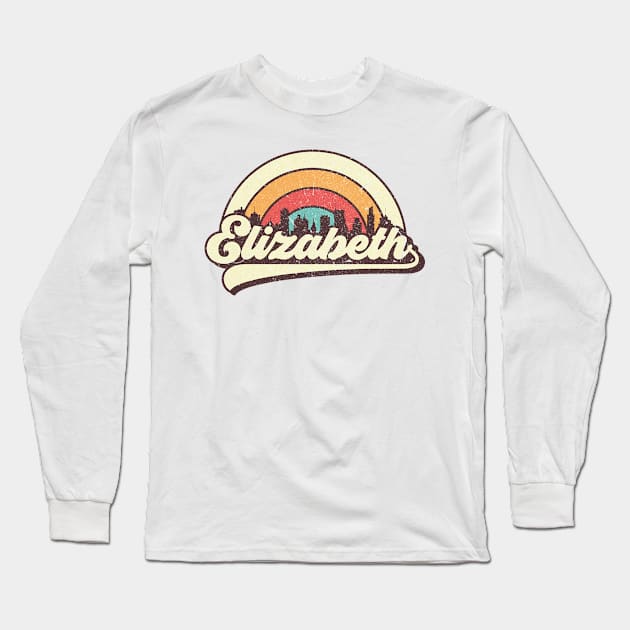 Elizabeth city gift Long Sleeve T-Shirt by SerenityByAlex